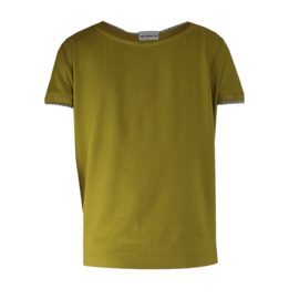 Icke - shirt silk yellow/oker