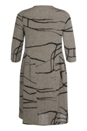 QNeel - Dress shaped - Linen - Frost Grey