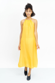 Jungle Folk - Ella Dress - Banana Yellow - Silk/Cotton