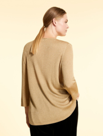 MARINA RINALDI - LUREX EFFECT JUMPER GOLD