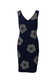 Joseph Ribkoff - Dress Dark Blue with gold studs