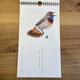 Verjaardagskalender Vogels