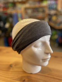 Lightweight Merino Wool Buff Solid Grey