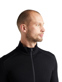 260 Tech LS Half Zip Black heren