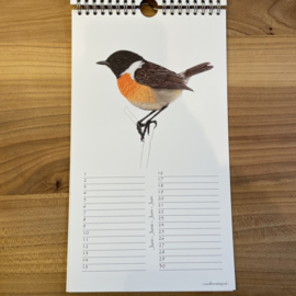 Verjaardagskalender Vogels