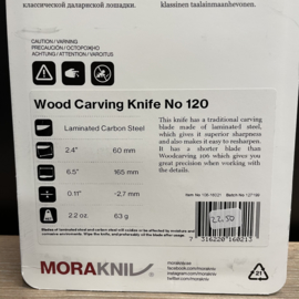 Wood Carving Knife No 120 Morakniv