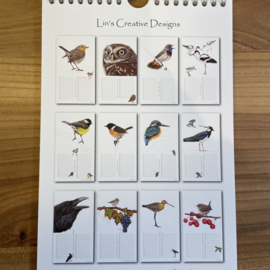 Verjaardagskalender Vogels