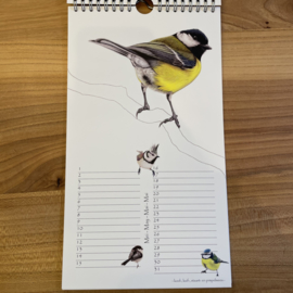 Verjaardagskalender Vogels