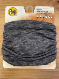 Midweight Merino Wool Buff Graphite Multi stripes