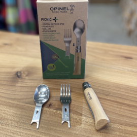 Opinel Picnic bestekset (inclusief mes)