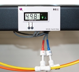 HM DM-2EC Dual In-Line EC meter Deluxe  (inclusief bebat administratieve /milieubijdragen 2 x 0,53 euro)