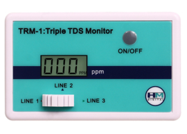 TRM-1  Triple In-line TDS meter   (inclusief bebat administratieve /milieubijdragen 2 x 0,53 euro)