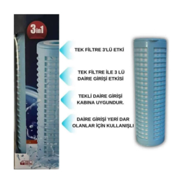 Euro Fil  ,  3 in 1 filter tegen sediment en kalkaanslag