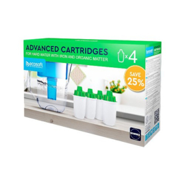 Ecosoft Set van 4 cartridges voor Nemo Waterkan