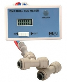 HM DM-1: In-Line Dual TDS Monitor   (inclusief bebat administratieve /milieubijdragen 2 x 0,53 euro)