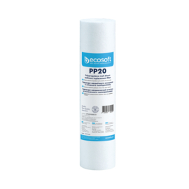 Ecosoft 20 micron PolyPropylene  PP melt blown sediment filter 2.5"x10" CPV251020ECO