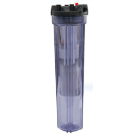 Aquapro Filterhuis transparant 20"