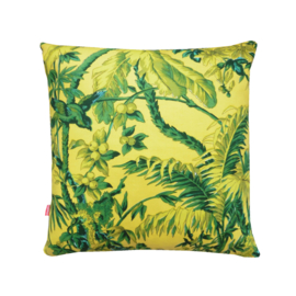 Kussenhoes jungle met vogel retro vintage