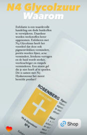 N4 Vitamine A glycolzuur gel 30 ml  |  exfoliant 12 % PH 3,5 | Rosenberg Skin Clinic®