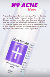 N 9 ACNE | glycolic & vitamin 24 hour skin care | Rosenberg Skin Clinic®