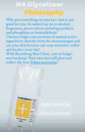 N4 Vitamin A Glycolic Acid Skin Gel - 30 ml - Intensive exfoliant 12 % PH 3,5 | Rosenberg Skin Clinic®