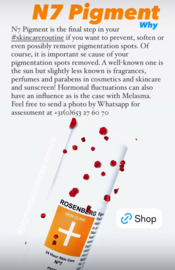 N 7 | PIGMENT |  pigment solution serum | Rosenberg Skin Clinic®