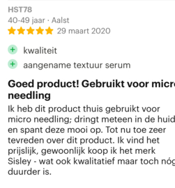 Strong Skin Set - 0.50 microneedling + N5 Hyaluronzuur + N6 EGLISER concentrate + Cleaning spray