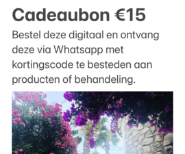 Cadeaubon €15 om te geven of te vragen