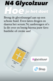 N4 Vitamine A glycolzuur gel 30 ml  |  exfoliant 12 % PH 3,5 | Rosenberg Skin Clinic®