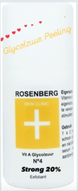 Glycolzuur N4 30 ml |  20% | exfoliant STRONG |   Rosenberg Skin Clinic®