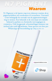 N 7 | PIGMENT |  Rosenberg Skin Clinic®