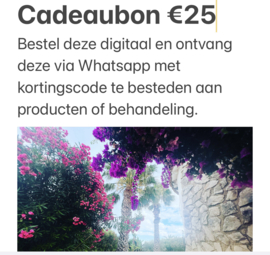 Cadeaubon €25 om te geven of te vragen