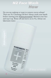 N2 Face Wash PH 3.5 with lactic acid |  30 ml | Rosenberg Skin Clinic®