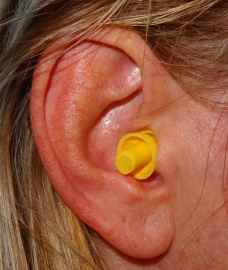 Bouchons d'oreilles pour dormir (Jaune).