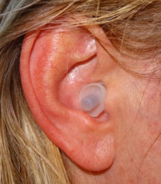 Formula One F1 Earplugs Hearing protection (white).