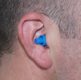 Industrial proteccion para los oidos (Azul).