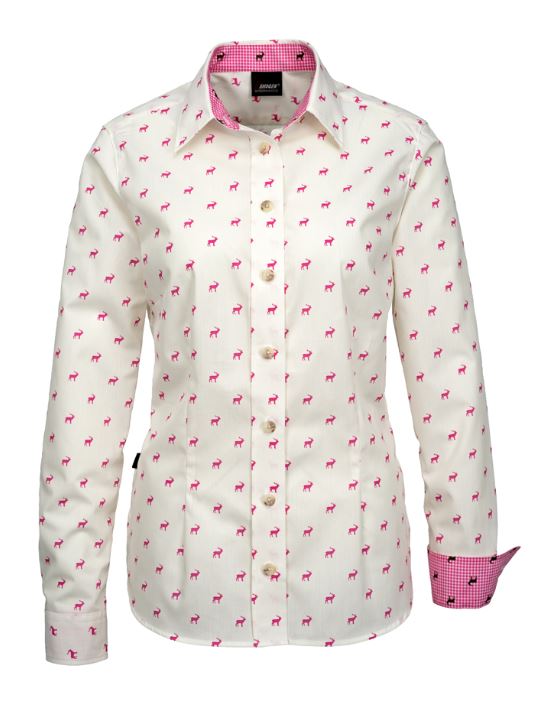 Skogen dames blouse met herten