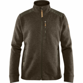 Fjällräven Singi Fleece Jacket Dark Olive gebreid fleece vest maat S