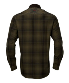 Härkila Driven Hunt Flannel Shirt Olive Green heren overhemd maat XL