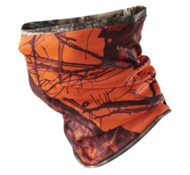 Härkila Moose Hunter Reversible Roll Collar MossyOak OrangeBlaze sjaal