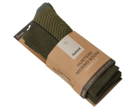 Seeland Field Merino Sock - 2Pack sokken met merinowol