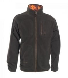 Deerhunter Gamekeeper reversible fleece jacket oranje camo/groen maat M