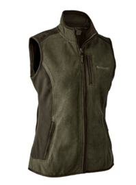 Deerhunter Lady Pam Bonded Fleece Waistcoat dames fleece bodywarmer