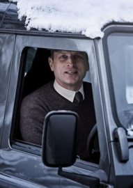 Seeland Compton Pullover Moose Brown V-hals trui maat M