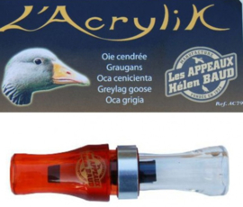 L'Acrylik Hélen Baud Greylag Goose Call Grauwe ganzenlokfluit