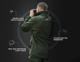 Deerhunter Climate Polo Shirt with 37.5 Technology heren poloshirt