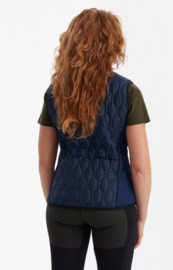 Deerhunter Lady Mossdale Quilted Waistcoat Blue dames bodywarmer