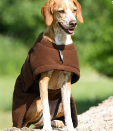 Warm up Classic honden fleece cape / jas maat M