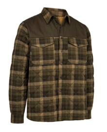 Deerhunter Elbert Padded Shirt Brown gevoerd overhemd