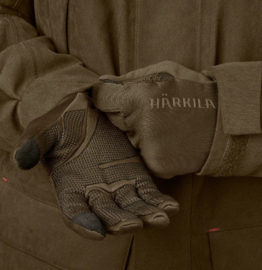 Härkila Power Stretch Gloves Willow Green touchscreen handschoenen maat L